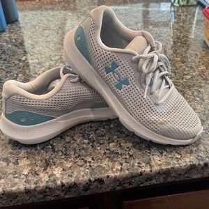 Under Armour Light Blue Athletic Shoes